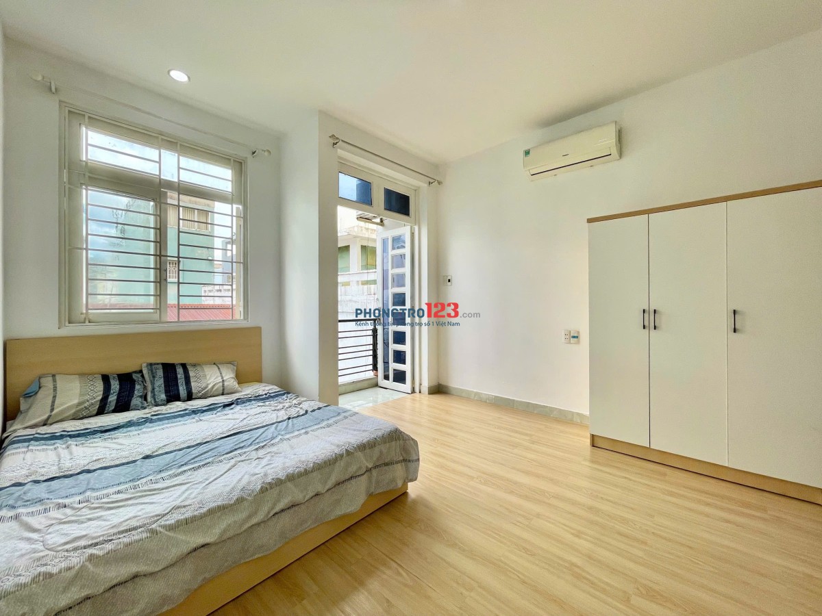 CHO THUÊ PHÒNG TRỌ 30m2 BAN CÔNG RIÊNG NGAY CHỢ BÀ CHIỂU- NƠ TRANG LONG, BÌNH THẠNH