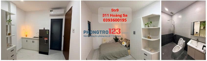 Phòng full nội thất có wc riêng, quận 1