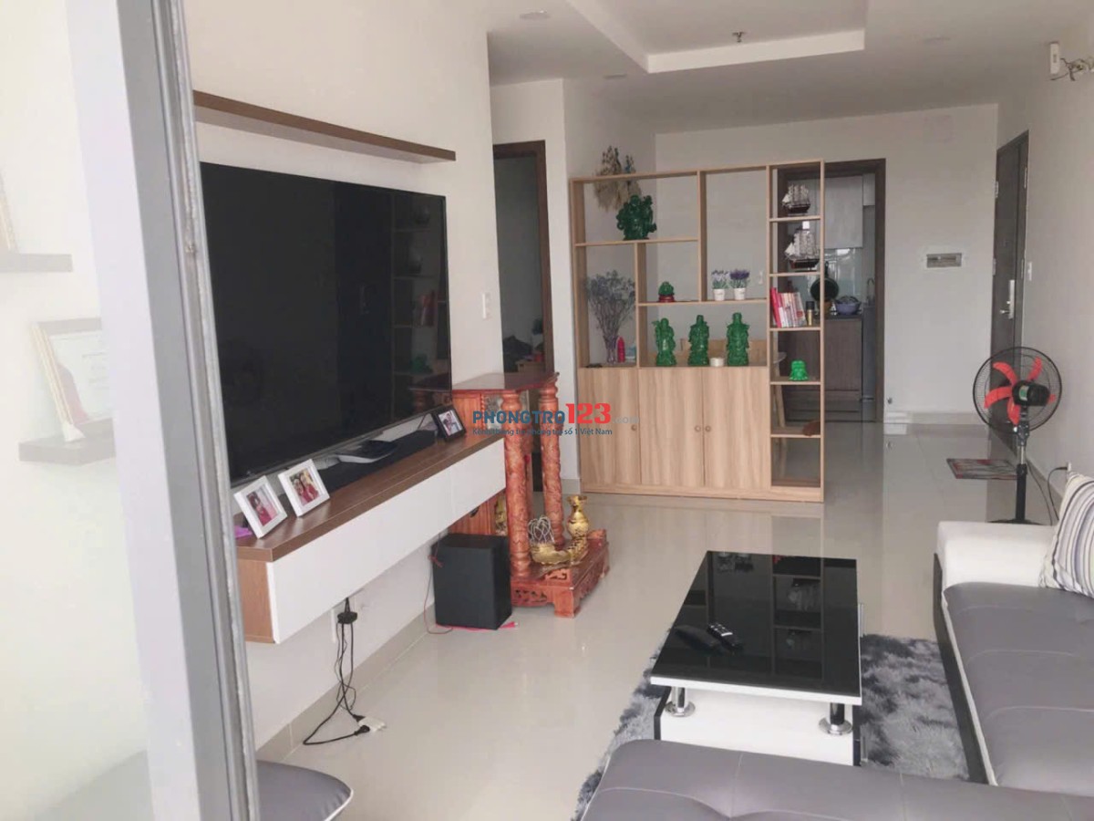 Chung cư Idico Tân Phú, Luỹ Bán Bích: 75m2, 2p ngủ, full NT, 10tr/th