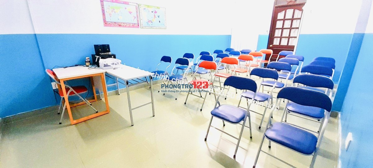 Cho thuê Phòng học cao cấp- An Ninh theo giờ- linh hoạt tại Trung tâm ngoại ngữ Thủ Đức- Đỗ Xuân Hợp