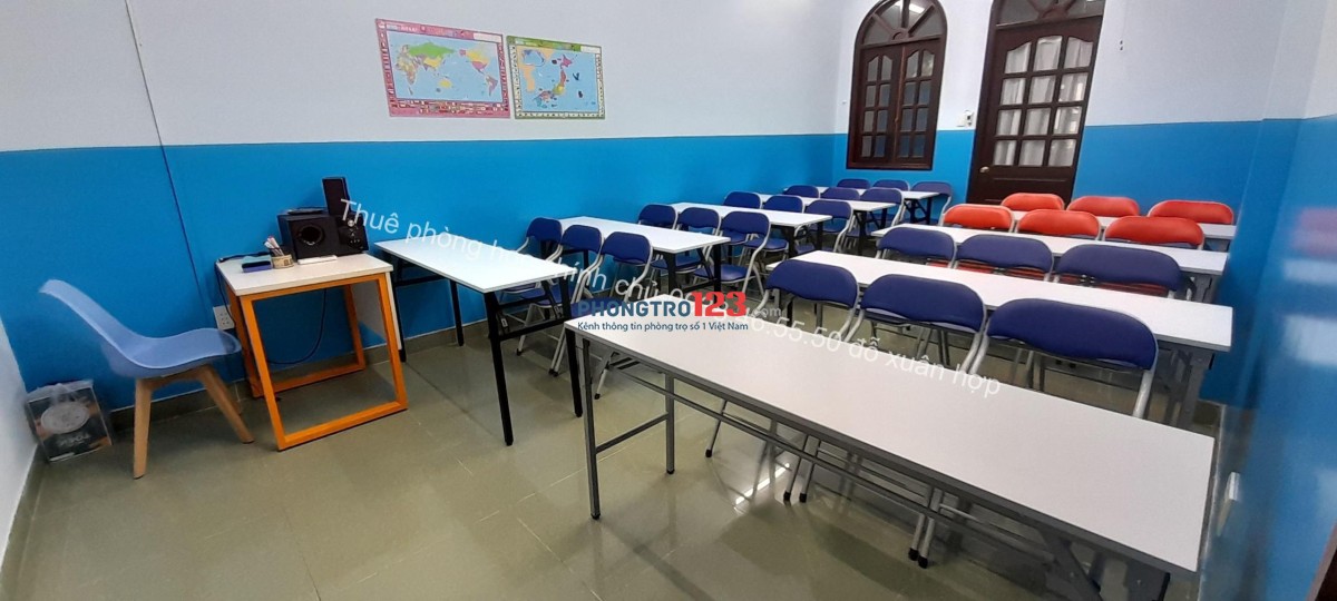 Cho thuê Phòng học cao cấp- An Ninh theo giờ- linh hoạt tại Trung tâm ngoại ngữ Thủ Đức- Đỗ Xuân Hợp