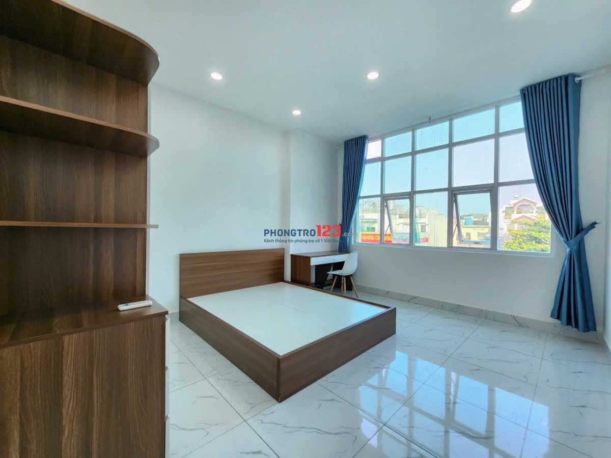 CHO THUÊ PHÒNG NGAY KHU VỰC TRUNG TÂM RỘNG THOÁNG CỬA SỔ TRỜI LỚN FULL NỘI THẤT