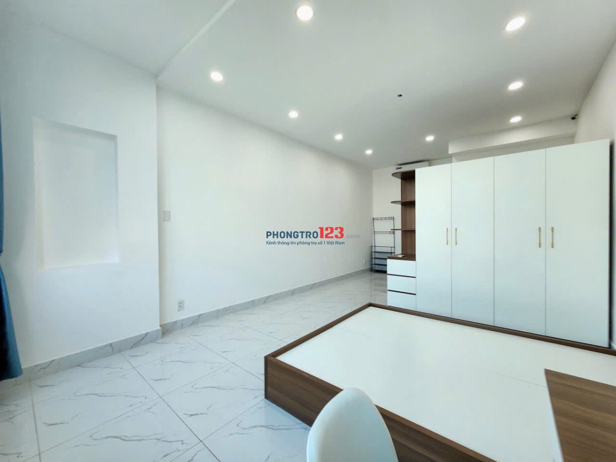 CHO THUÊ PHÒNG NGAY KHU VỰC TRUNG TÂM RỘNG THOÁNG CỬA SỔ TRỜI LỚN FULL NỘI THẤT