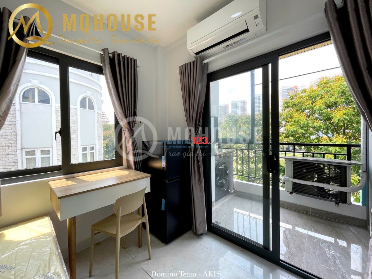TRỌ STUDIO BAN CÔNG THIẾT KẾ TÁCH BẾP TẠI BÌNH TRƯNG, QUẬN 2