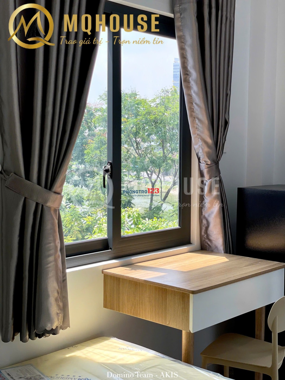 TRỌ STUDIO BAN CÔNG THIẾT KẾ TÁCH BẾP TẠI BÌNH TRƯNG, QUẬN 2