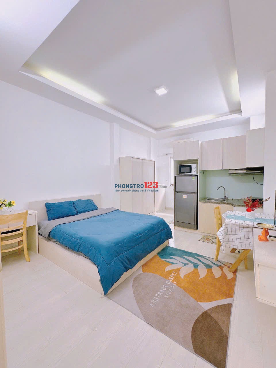 Trống sẵn_Phòng Cửa sổ thoáng, đầy đủ nội thất, Nguyễn Cửu Vân, Bình Thạnh gần Thị Nghè, giáp quận 1