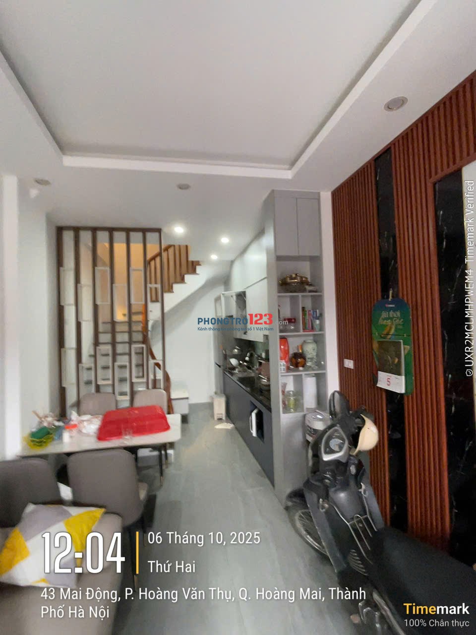 cho thuê nhà nguyên căn 4 tầng mới xây đầy đủ tiện nghi chỉ việc đến ở gần công viên hồ đền lừ