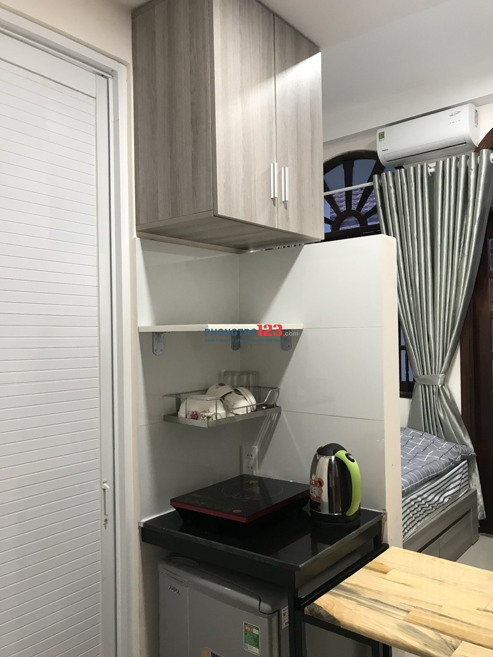 CHÍNH CHỦ CHO THUÊ STUDIO 333/100 TRẦN BÌNH TRỌNG, P4, Q5 ĐỦ NỘI THẤT, dtdd 0949854510