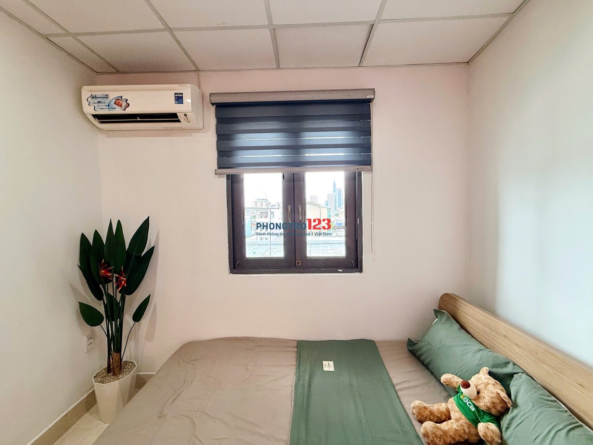 PHÒNG 1PN FULL NỘI THẤT NGAY CHỢ BÀ CHIỂU, NGÃ 4 HÀNG XANH, VẠN KIẾP BÌNH THẠNH.