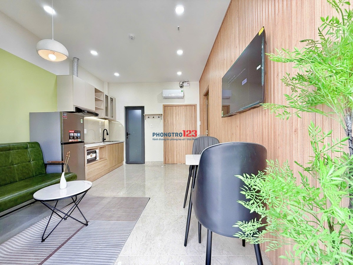 CĂN HỘ DỊCH VỤ 1 PHÒNG NGỦ, TÁCH BẾP CÓ BAN CÔNG