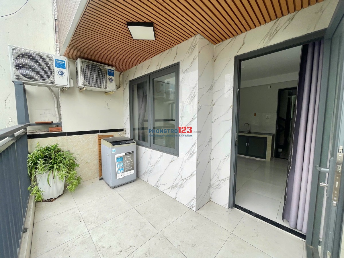 CHO THUÊ PHÒNG MỚI XÂY BAN CÔNG,MÁY GIẶT RIÊNG_HÀ THỊ KHIÊM,QUẬN12