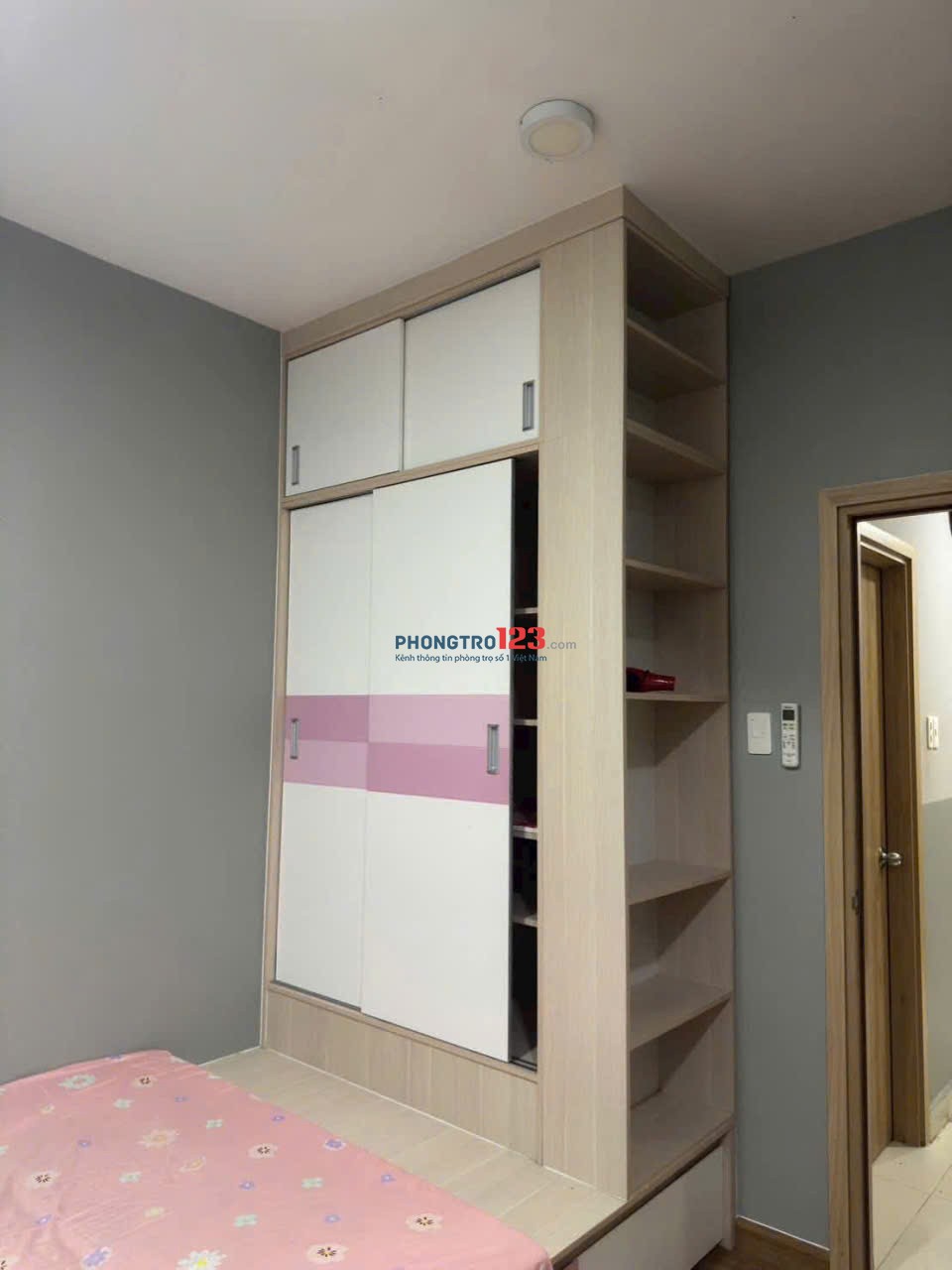 Idico Tân Phú, Lũy Bán Bích - Block C căn 2p ngủ 74m2, nội thất, 10tr/th
