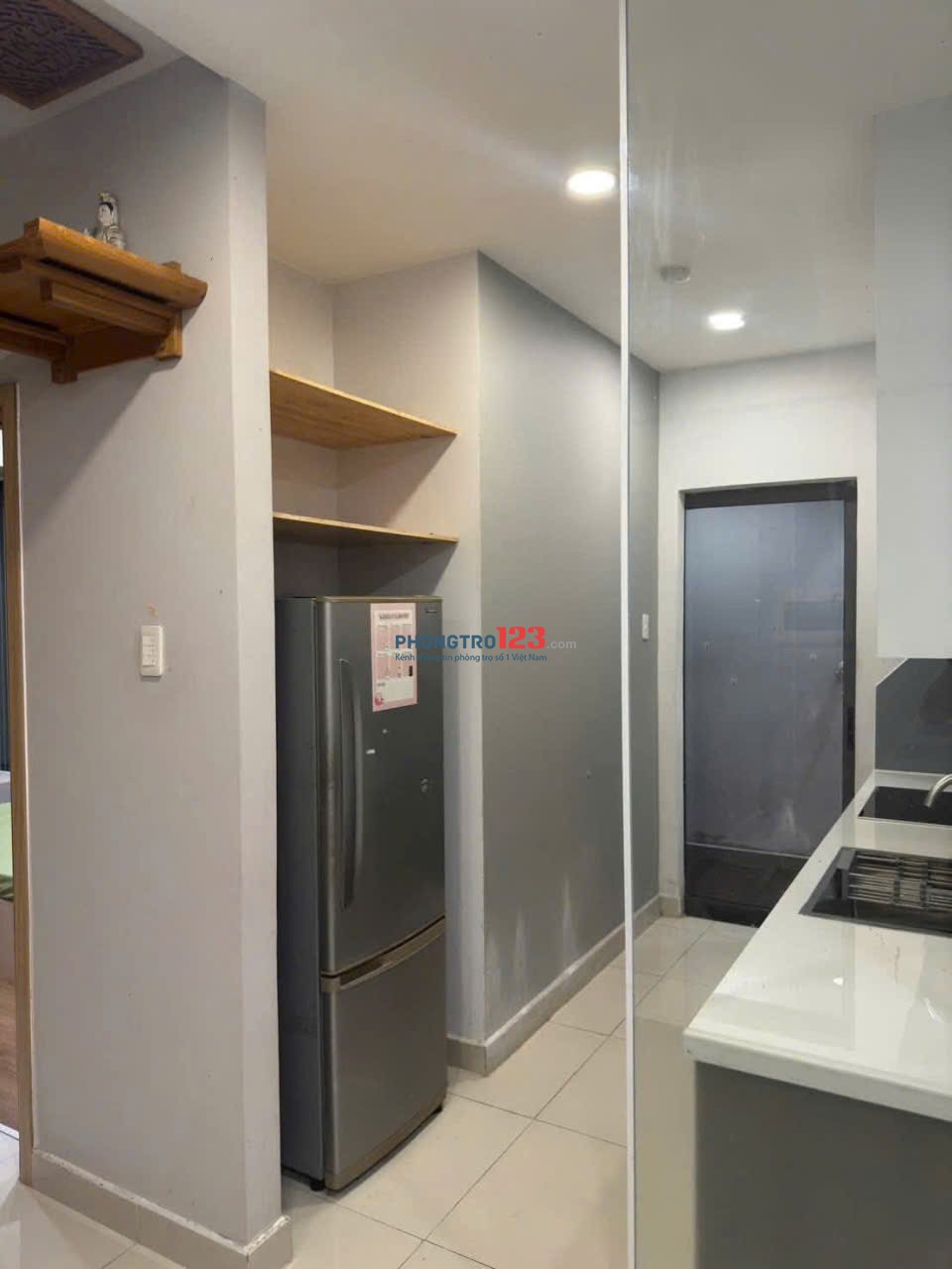 Idico Tân Phú, Lũy Bán Bích - Block C căn 2p ngủ 74m2, nội thất, 10tr/th