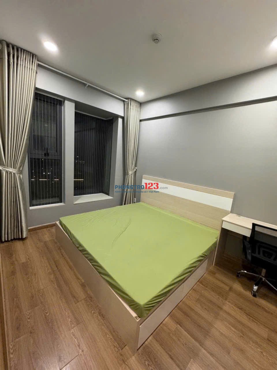 Idico Tân Phú, Lũy Bán Bích - Block C căn 2p ngủ 74m2, nội thất, 10tr/th