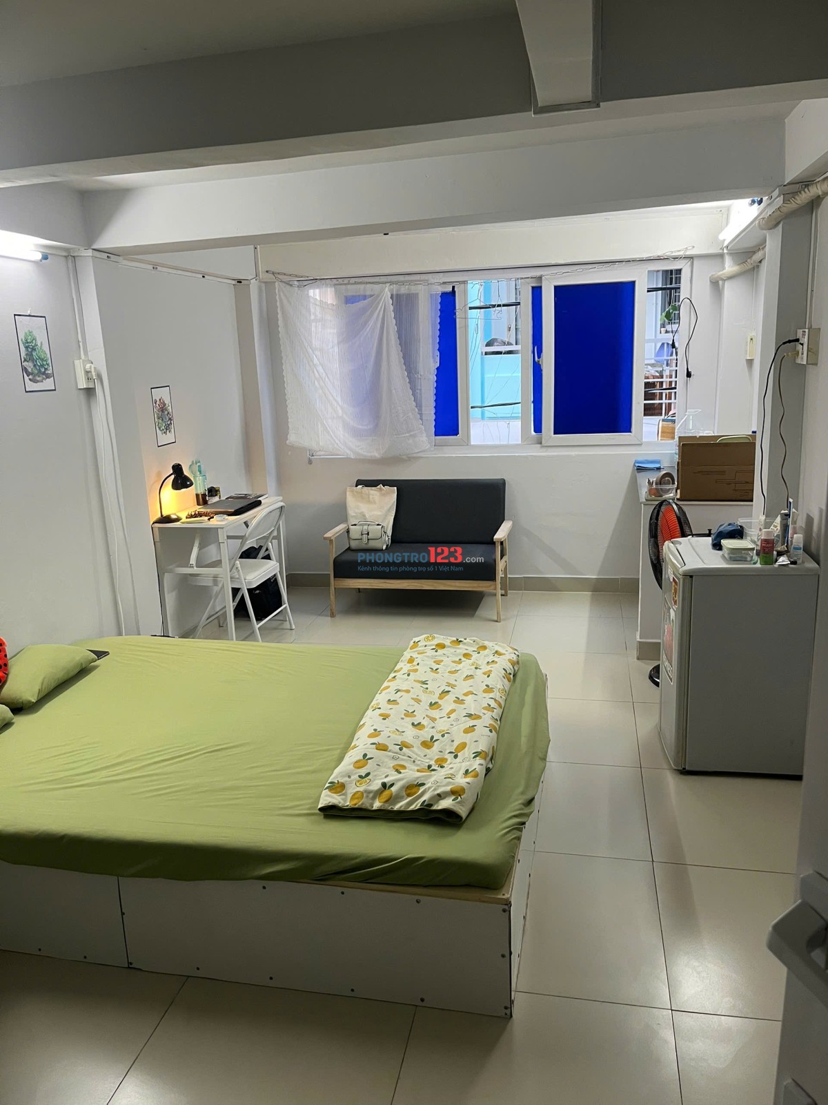 Phòng trọ giá rẻ 27m2 ngay trung tâm quận Bình Thạnh