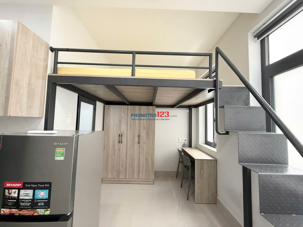 PHÒNG GÁC CỬA SỔ TRỜI BÙI ĐÌNH TÚY NGAY CHỢ BÀ CHIỂU, GẦN QUẬN 1,2,3, PHÚ NHUẬN, HÀNG XANH