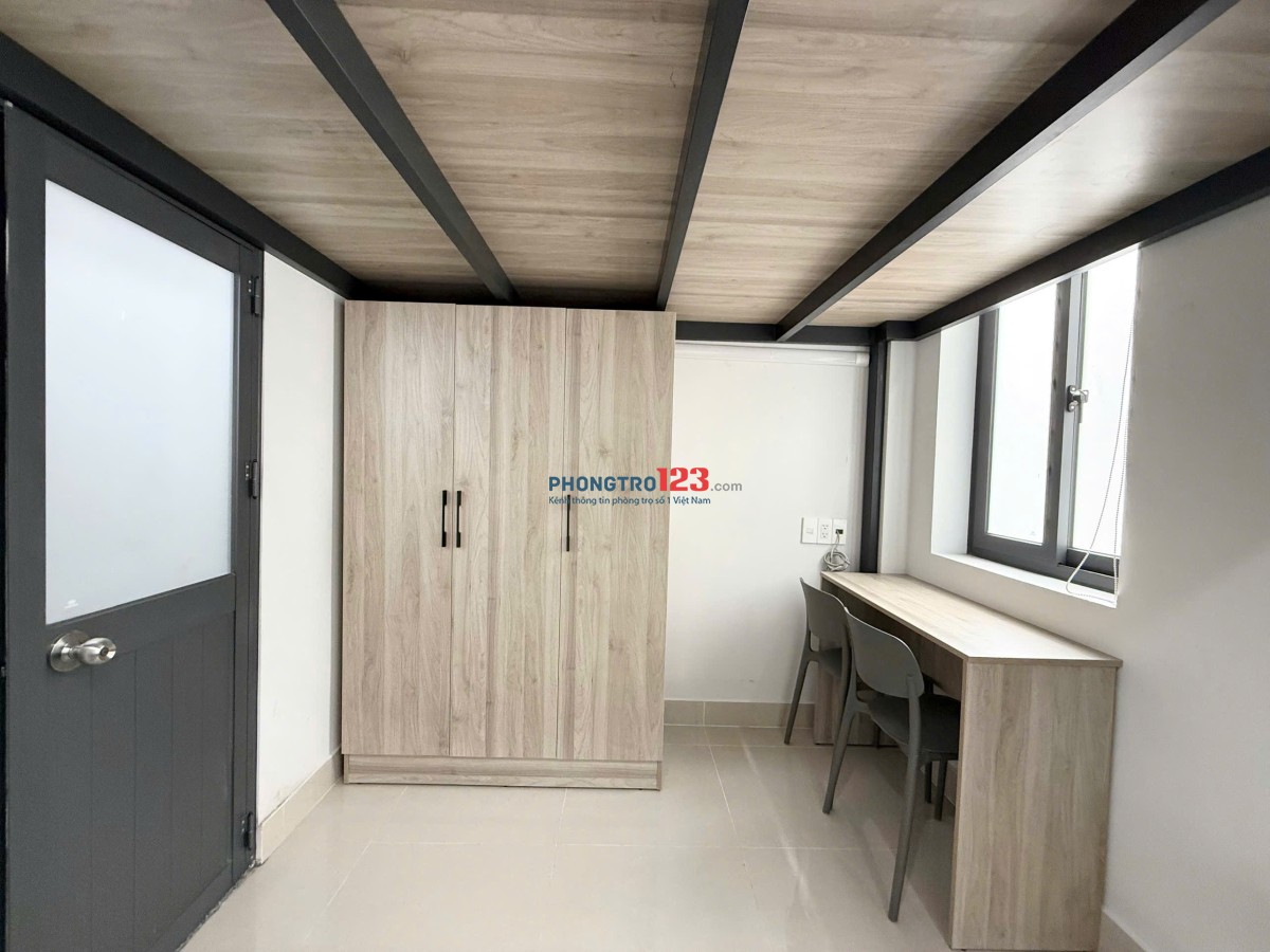 PHÒNG GÁC CỬA SỔ TRỜI BÙI ĐÌNH TÚY NGAY CHỢ BÀ CHIỂU, GẦN QUẬN 1,2,3, PHÚ NHUẬN, HÀNG XANH