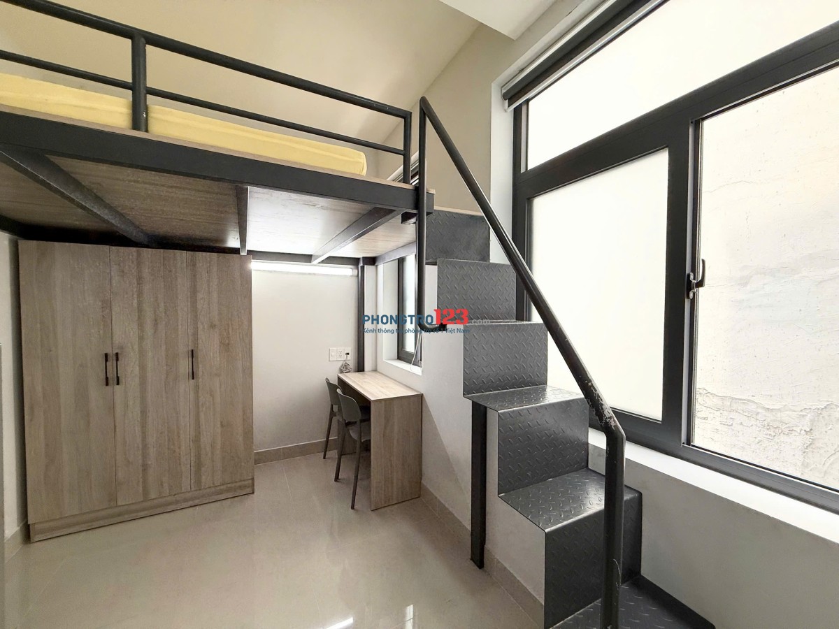 PHÒNG GÁC CỬA SỔ TRỜI BÙI ĐÌNH TÚY NGAY CHỢ BÀ CHIỂU, GẦN QUẬN 1,2,3, PHÚ NHUẬN, HÀNG XANH
