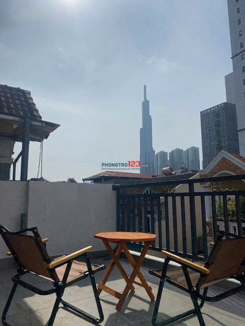 CẦN CHO THUÊ PHÒNG BAN CÔNG VÕ OANH - VIEW LANDMARK 81 - NỘI THẤT ĐẦY ĐỦ, PCCC CAO CẤP