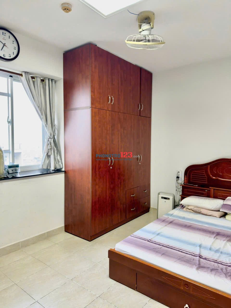 Chung cư Phú Thạnh, Nguyễn Sơn, TP: 2p ngủ, 95m2, giá 9,5tr, full NT