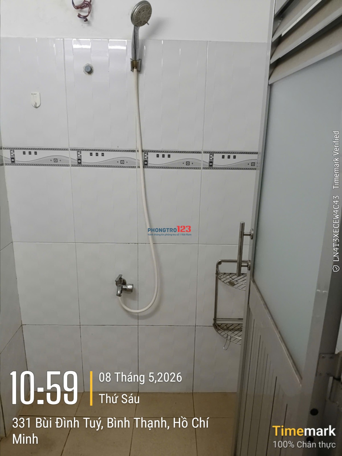 Phòng trọ yên tĩnh khu vực Bình Thạnh