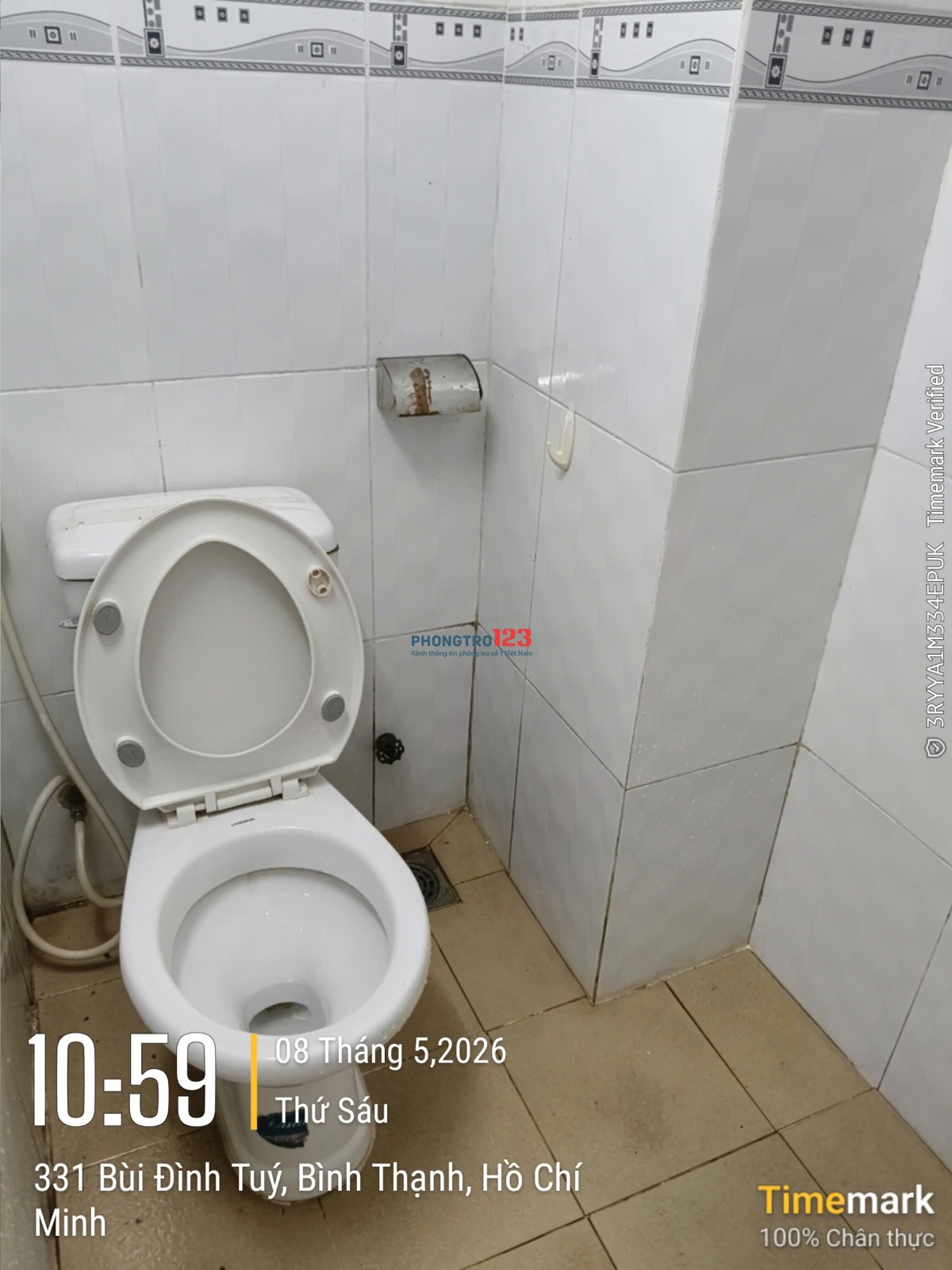 Phòng trọ yên tĩnh khu vực Bình Thạnh