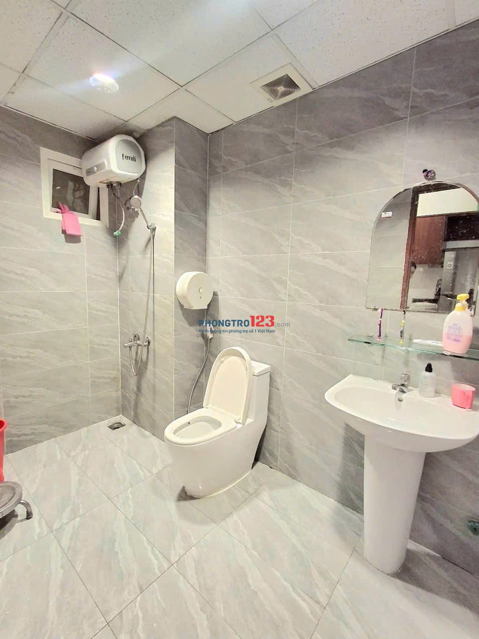 Chung cư Phú Thạnh, Nguyễn Sơn, TP: 85m2, 2p ngủ, máy lạnh, 9tr/th