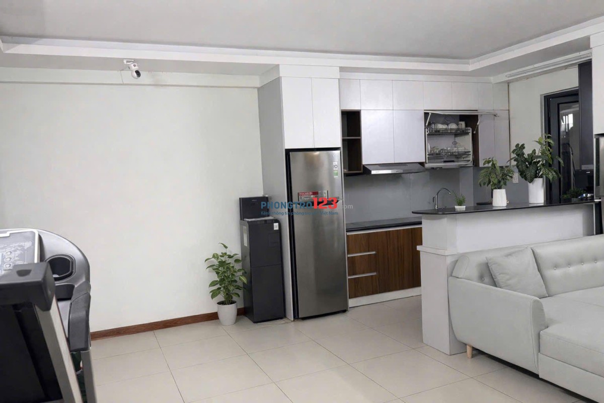 Cho thuê căn hộ Idico-khu C: 2p ngủ, 2wc, có đủ nội thất, 10,5tr/th