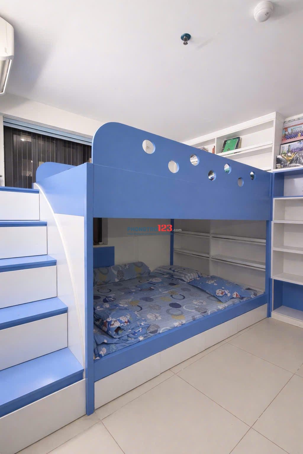 Cho thuê căn hộ Idico-khu C: 2p ngủ, 2wc, có đủ nội thất, 10,5tr/th