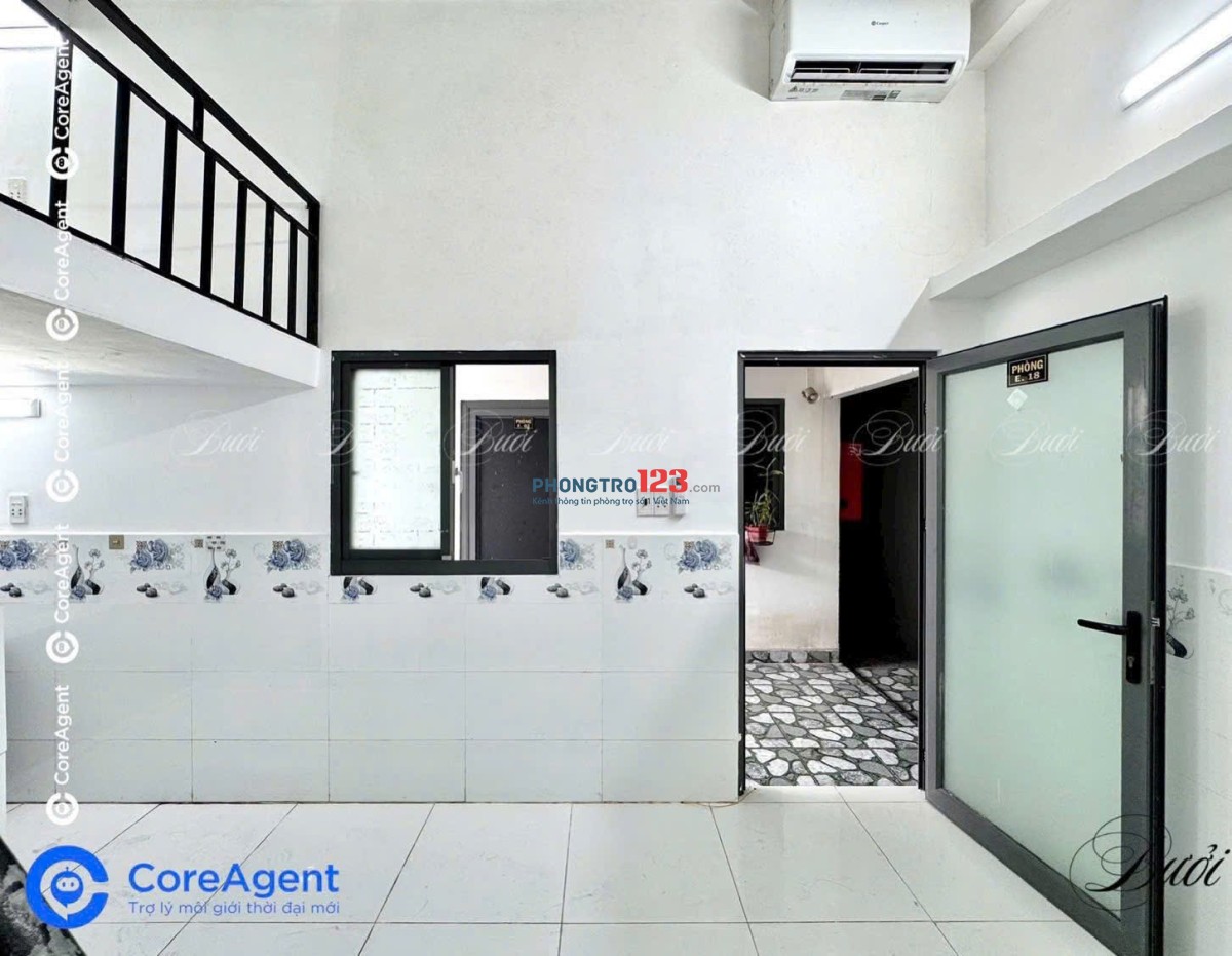 Phòng giá rẻ gác cao 2m nội thất ngay Hoà Bình - Hương Lộ 2, Ngã Tư Bốn Xã