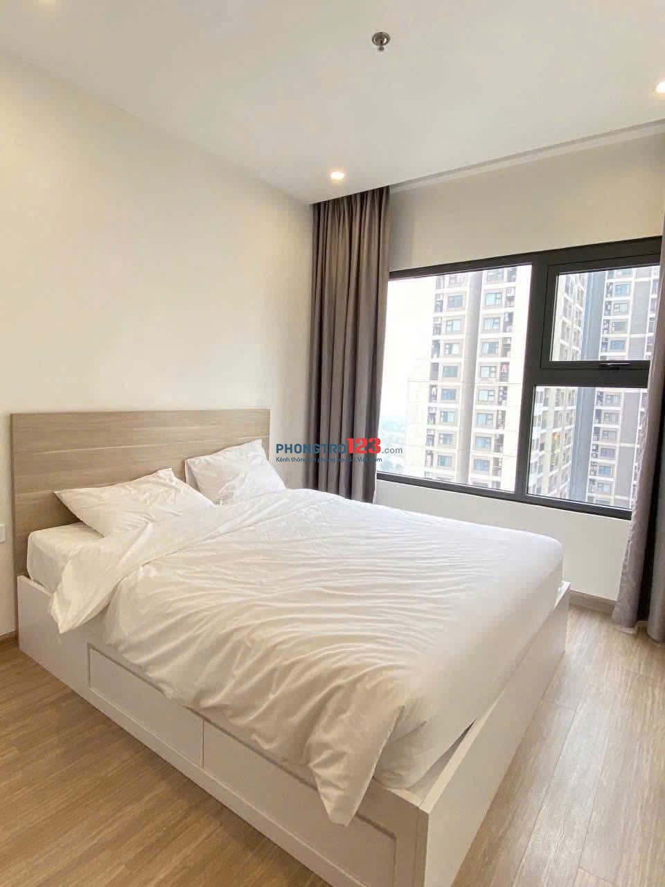 Chung cư Satra, Phan Đăng Lưu, PN: 90m2, 2PN rộng, full NT, 16tr/th