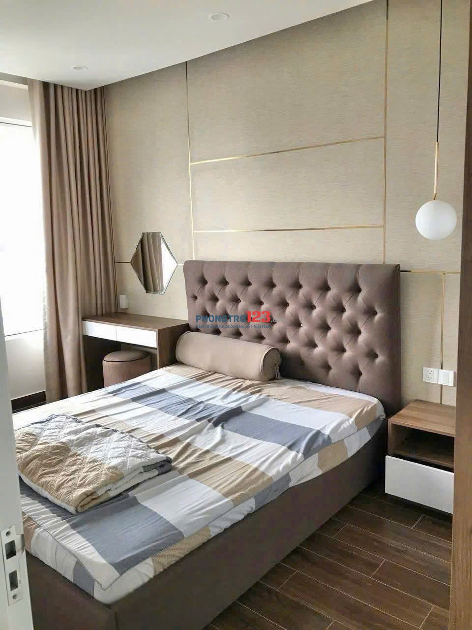 Chung cư Sun Village, Nguyễn Văn Đậu, BT: 90m2, 2p ngủ, full NT, 16tr/th