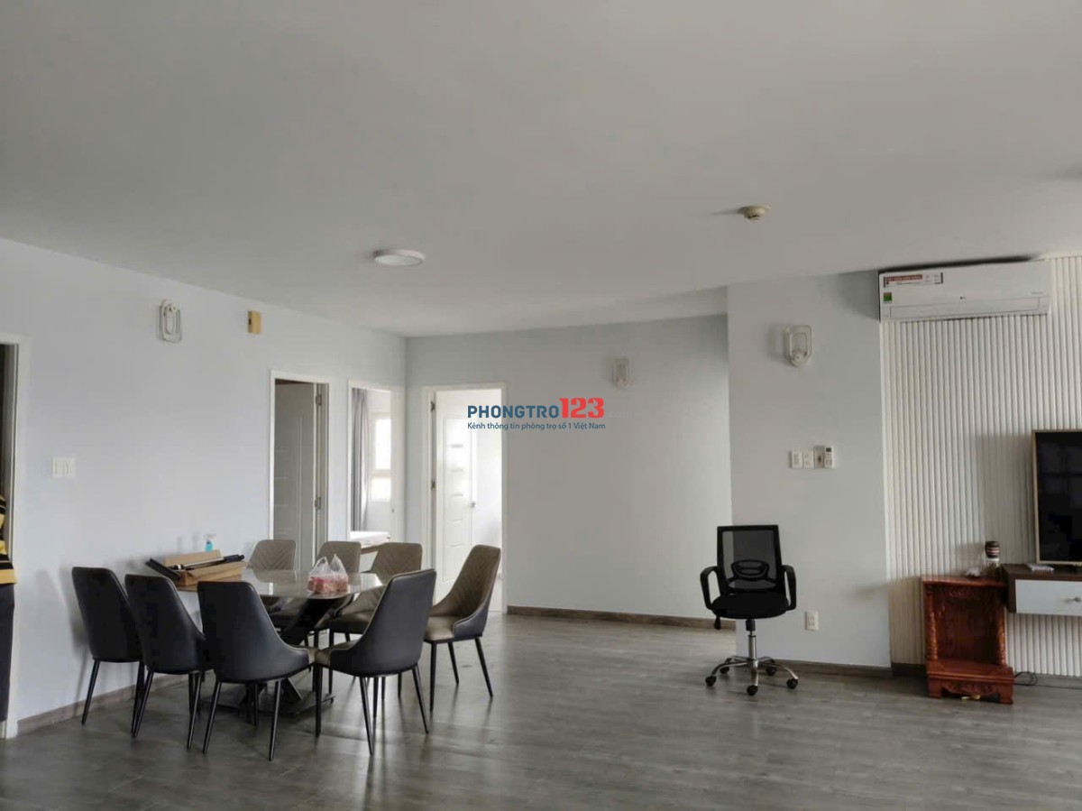 PN Techcons, Hoa sứ, cho thuê căn 2 phòng, 90m2, nội thất, 16tr/th