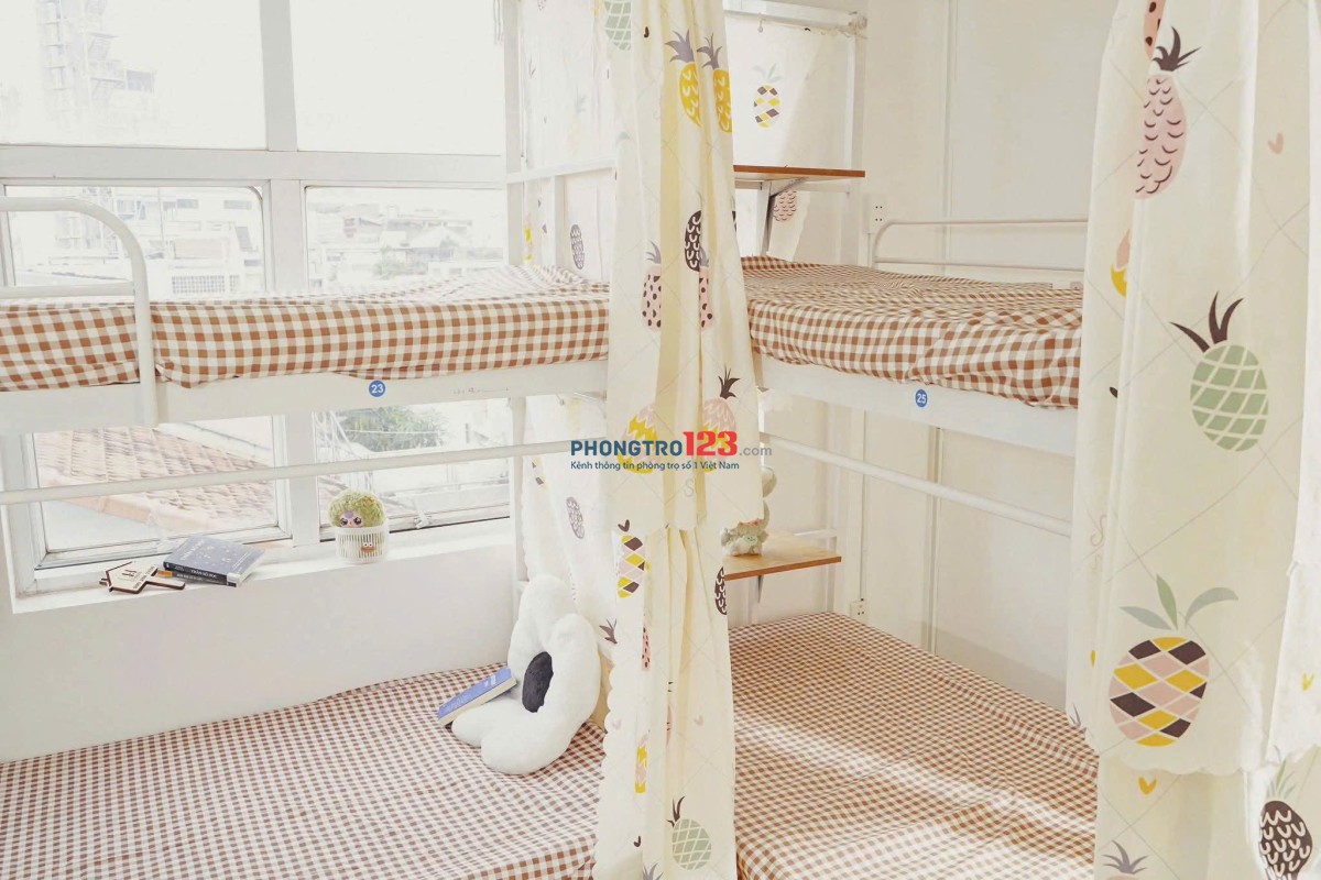 CHO THUÊ KÝ TÚC XÁ VÕ OANH, P25 GẦN ĐH GIAO THÔNG VẬN TẢI CHỈ 1TR3/THÁNG TRỌN GÓI