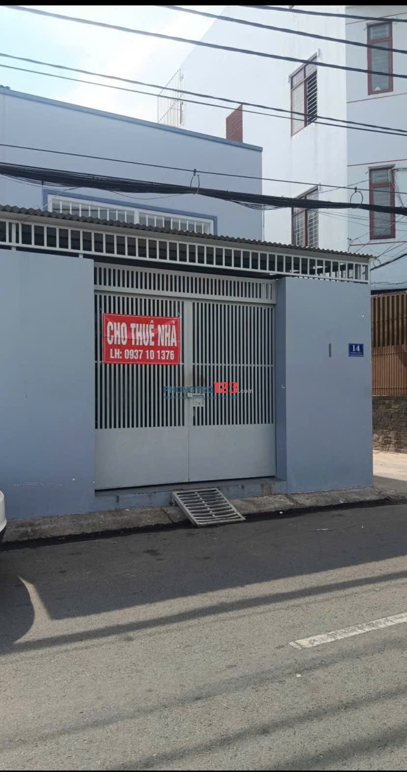 Chính chủ cho thuê nhà nguyên căn 14 Đường số 6, Phường Bình Trị Đông, TP HCM