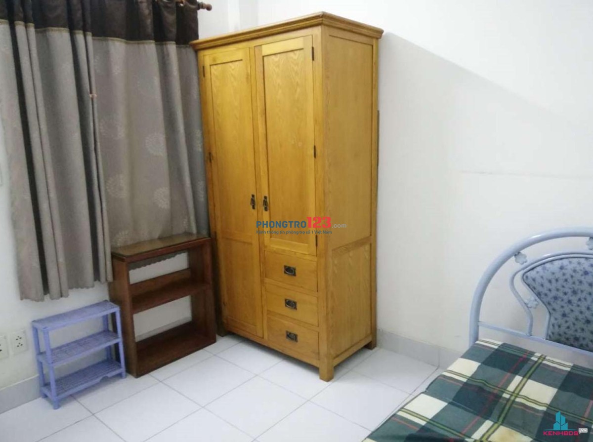Cho thuê phòng sạch đẹp tại Trần Quốc Toản Q.3 (nhà thờ Tân Định). Chỉ nhận khách nữ.