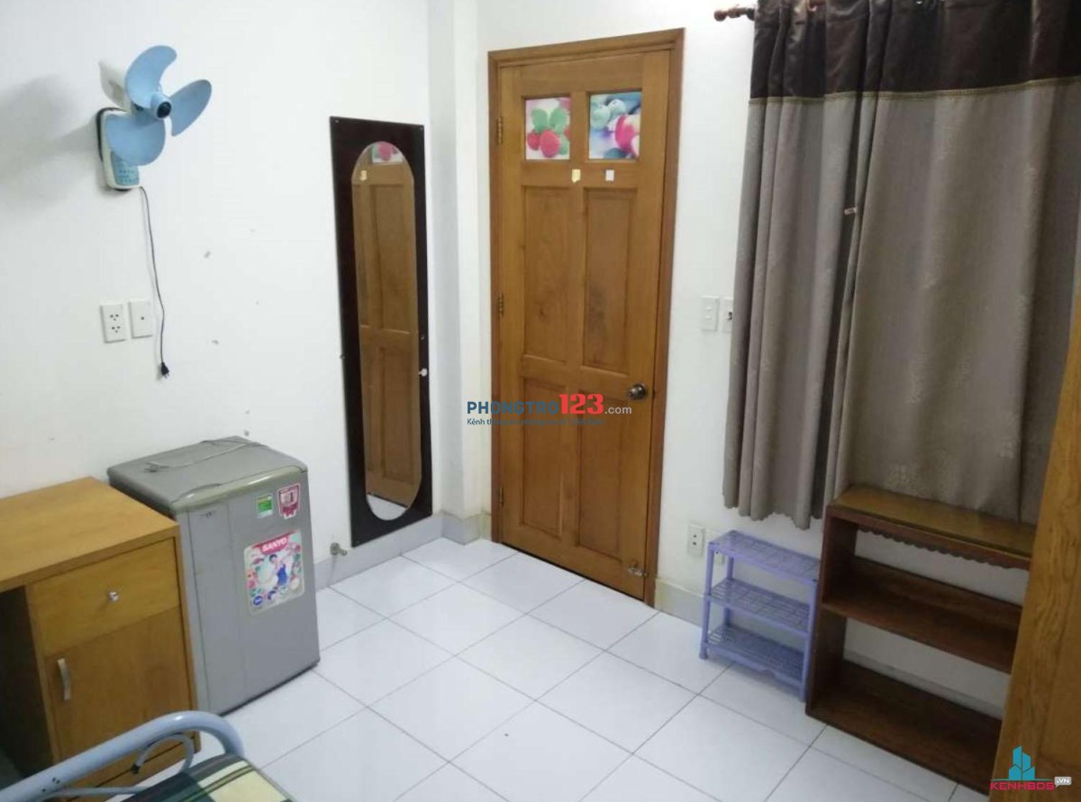 Cho thuê phòng sạch đẹp tại Trần Quốc Toản Q.3 (nhà thờ Tân Định). Chỉ nhận khách nữ.