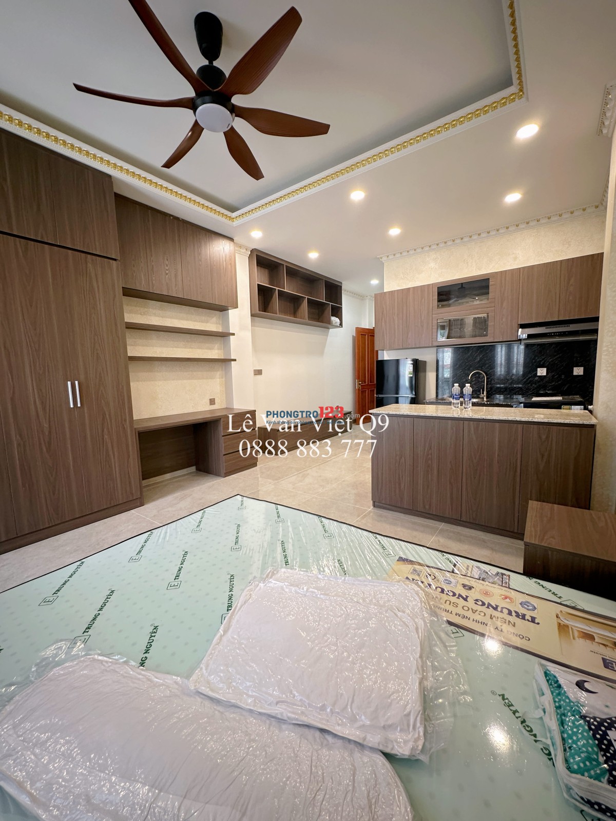 CHO THUÊ CĂN HỘ DỊCH VỤ QUẬN 9 FULL NỘI THẤT GIÁ 4,5 TRIỆU ĐƯỜNG NGUYỄN VĂN TĂNG GIAO NGUYỄN XIỂN