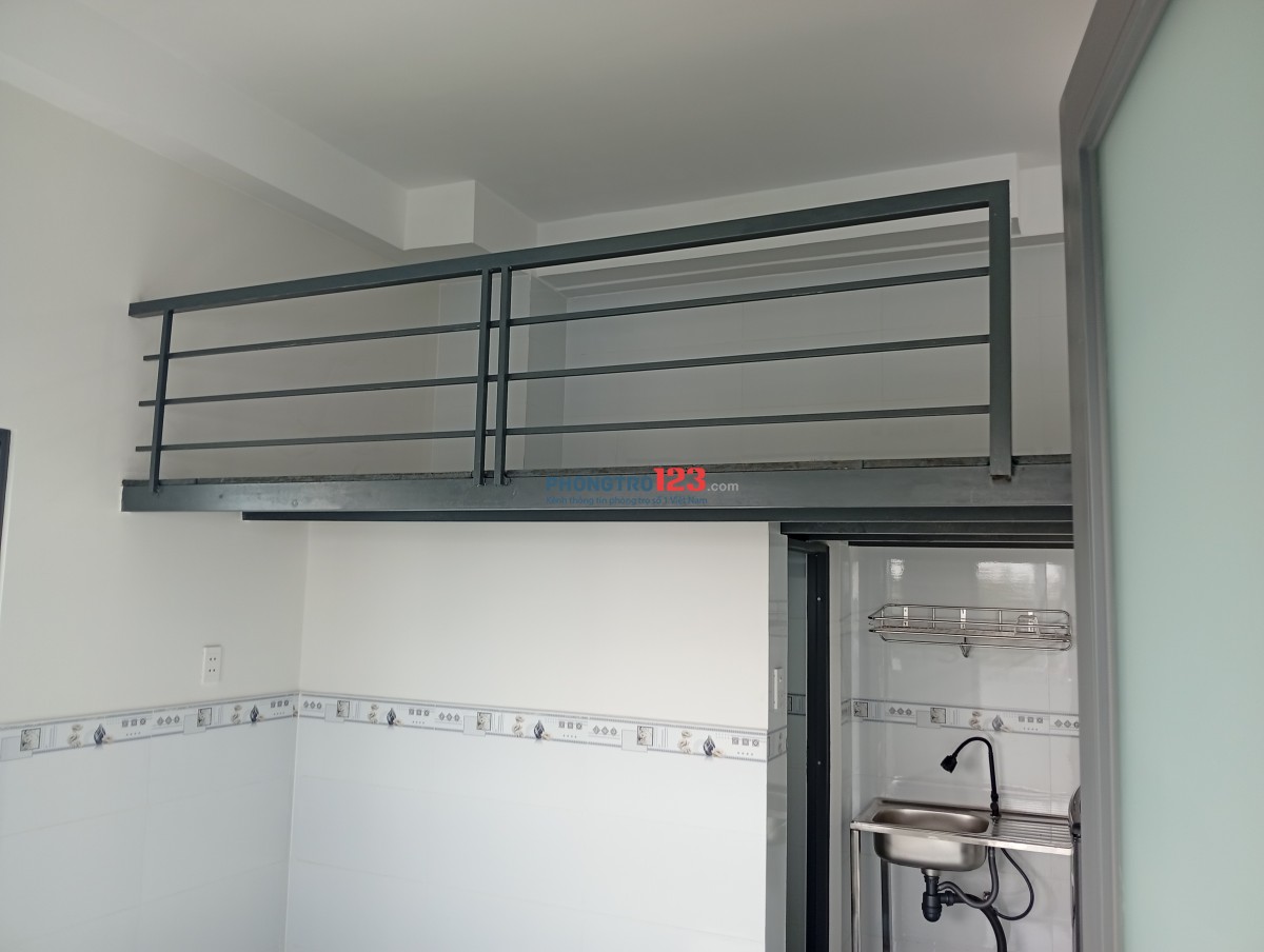 CHO THUÊ CĂN HỘ DỊCH VỤ MỚI GIÁ RẺ, GÁC XÉP MÁY LẠNH ĐƯỜNG NGUYỄN THÁI SƠN PHƯỜNG 5 GÒ VẤP