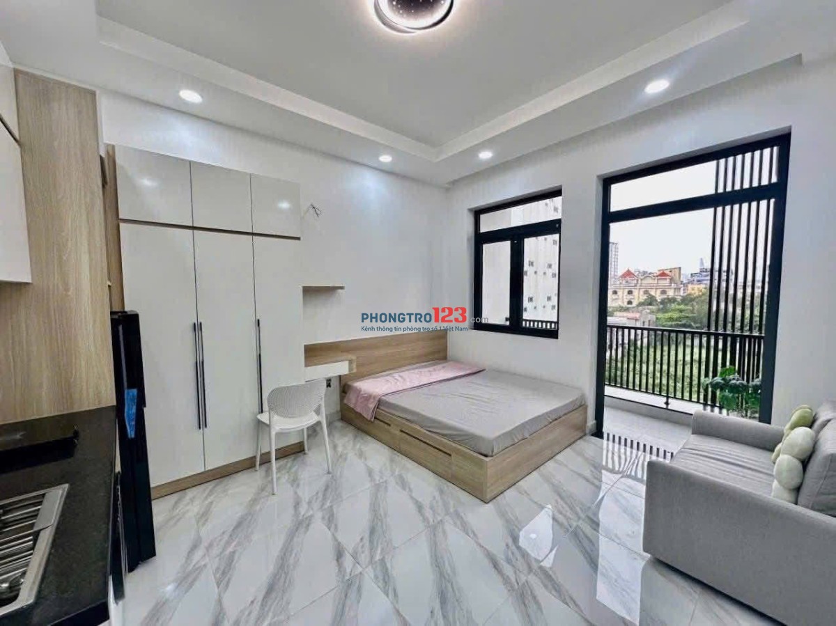 Căn Hộ Dịch Vụ mới 100% Full NT cao cấp siêu thoáng ngay Lê Văn Sỹ quận 3