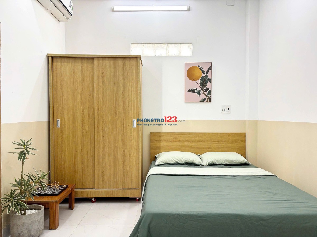 Cho Thuê Phòng Bình Thạnh gần chợ Bà Chiểu tiện đi quận 1, 5.5tr, ban công thoáng, máy giặt riêng