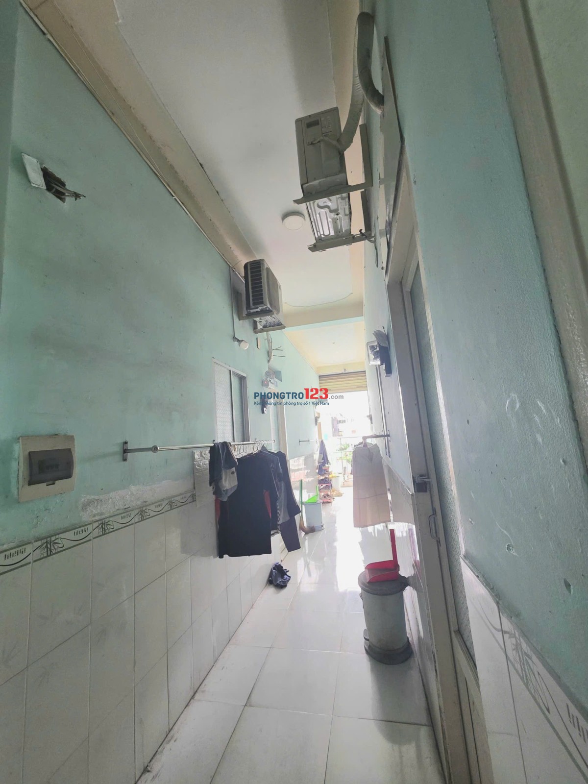 Phòng 170/1C vườn lài ( P. Phú Thọ Hoà) gác máy lạnh