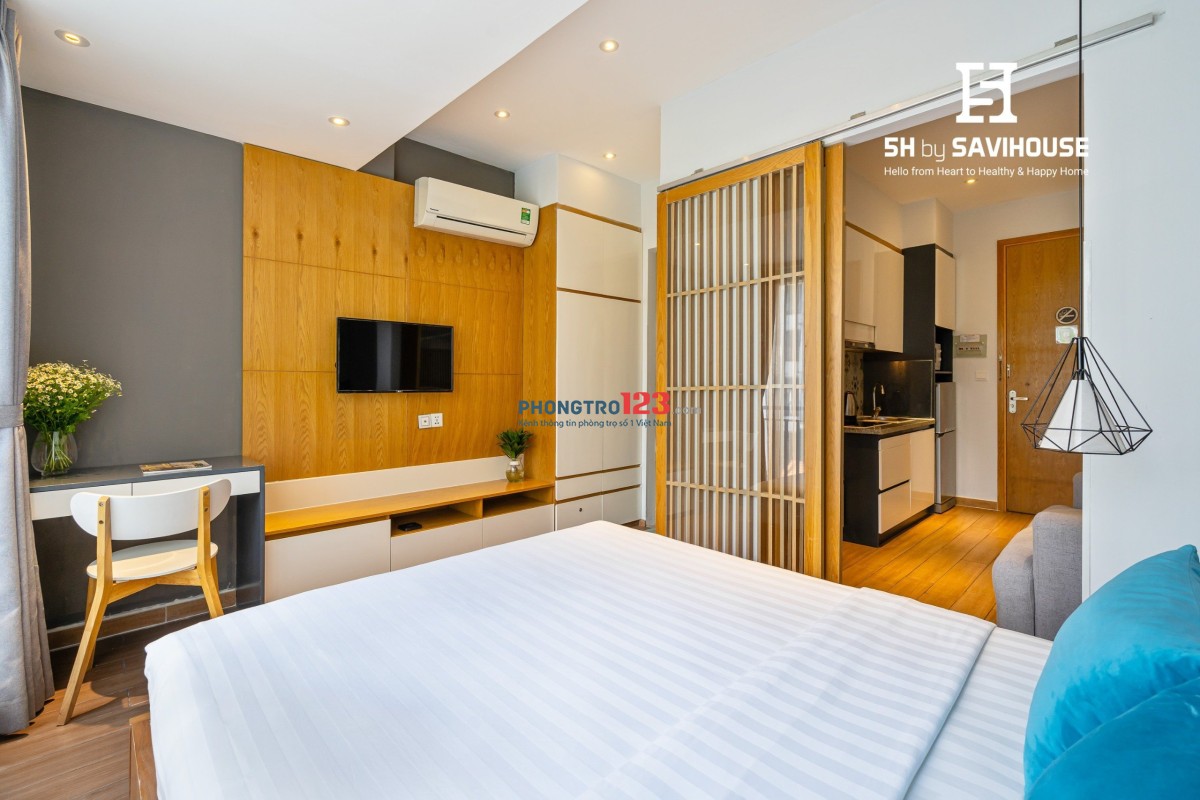 Phú Nhuận Studio full nội thất – Tách bếp, cực đẹp