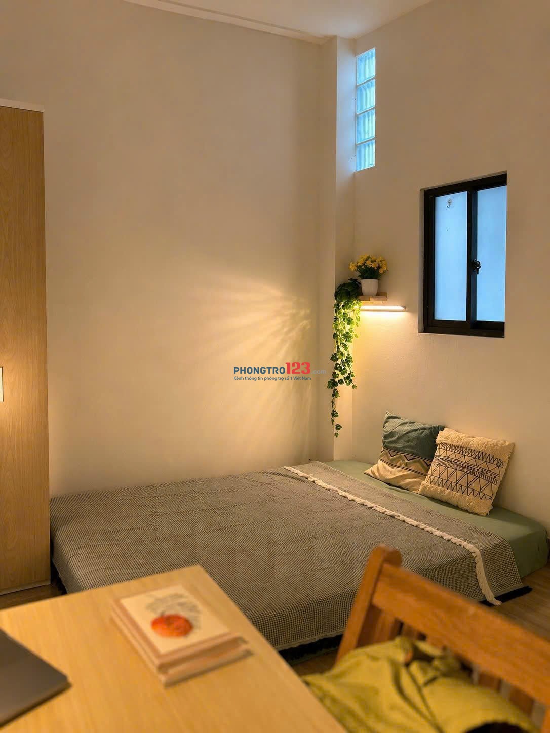 Studio Ban Công - Sạch Sẽ, An Ninh - Đặng Thùy Trâm - Giảm 500k khi thuê phòng