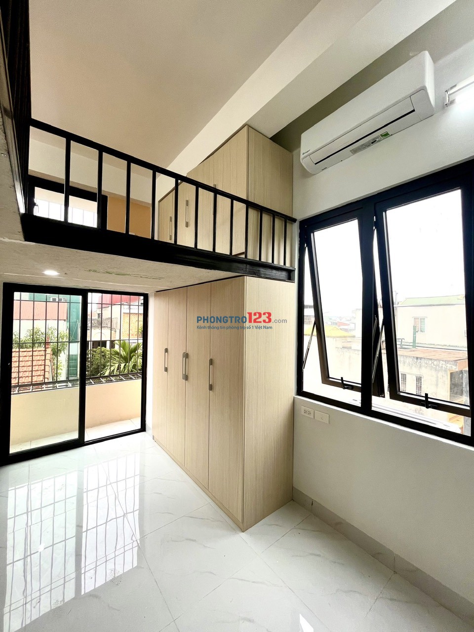 Cho thuê phòng có ban công, 1 nơi thoải mái ở, lm việc cực chill