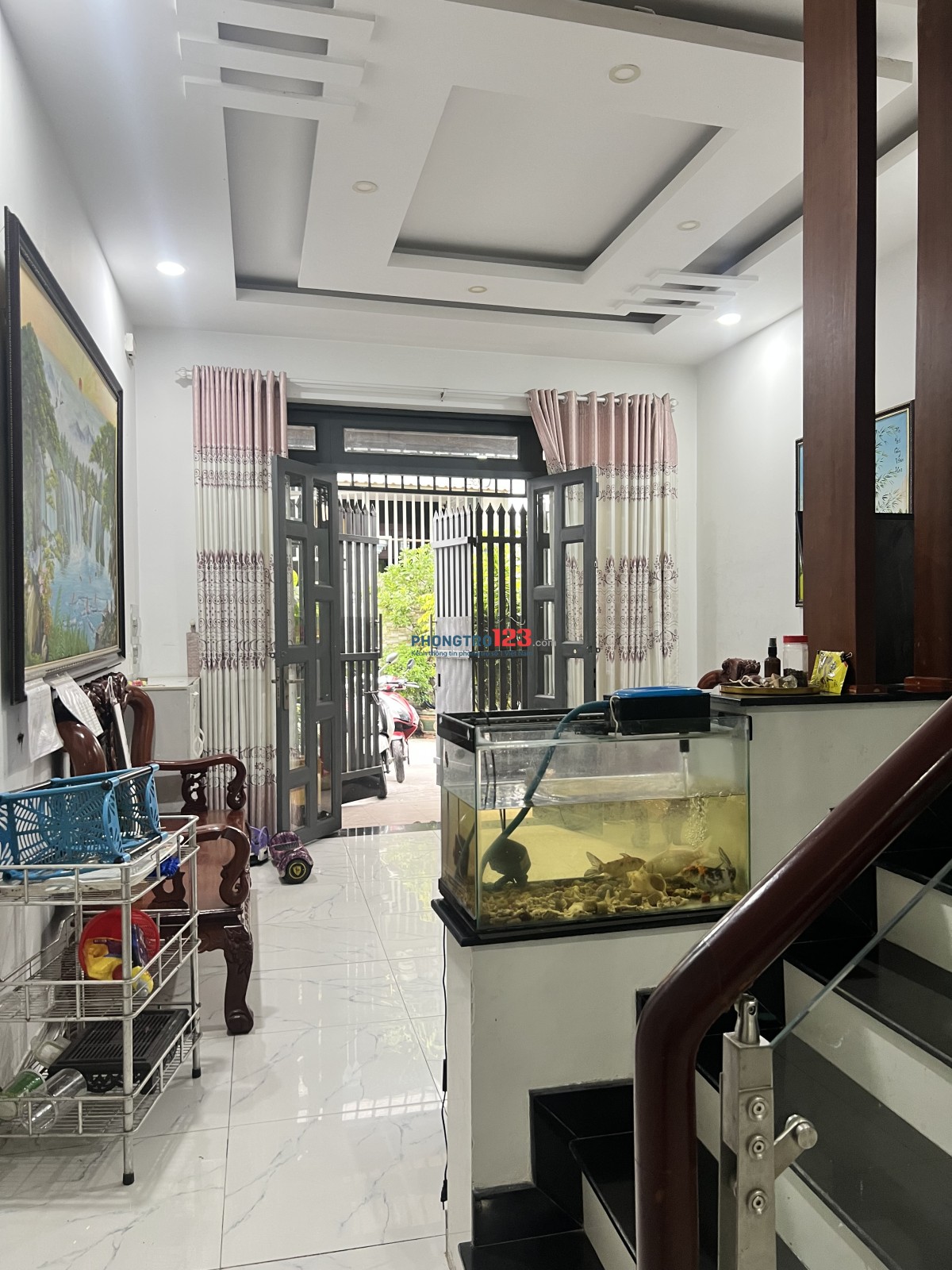 Cho Thuê Nhà Nguyên Căn 1 trệt 2 Lầu