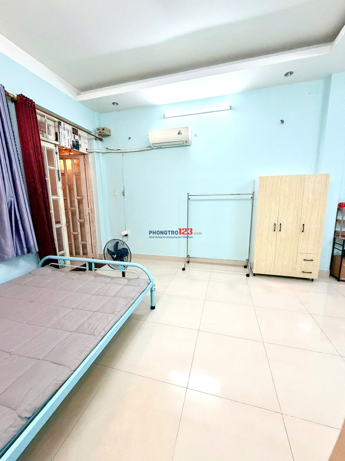 Trọ 1PN 40m2 - Ban Công - WC riêng quận 2