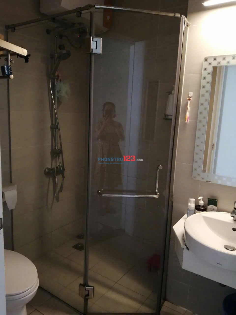 Chung cư Satra, Phan Đăng Lưu, PN: 90m2, 2p ngủ, NTCB, 15tr/tháng