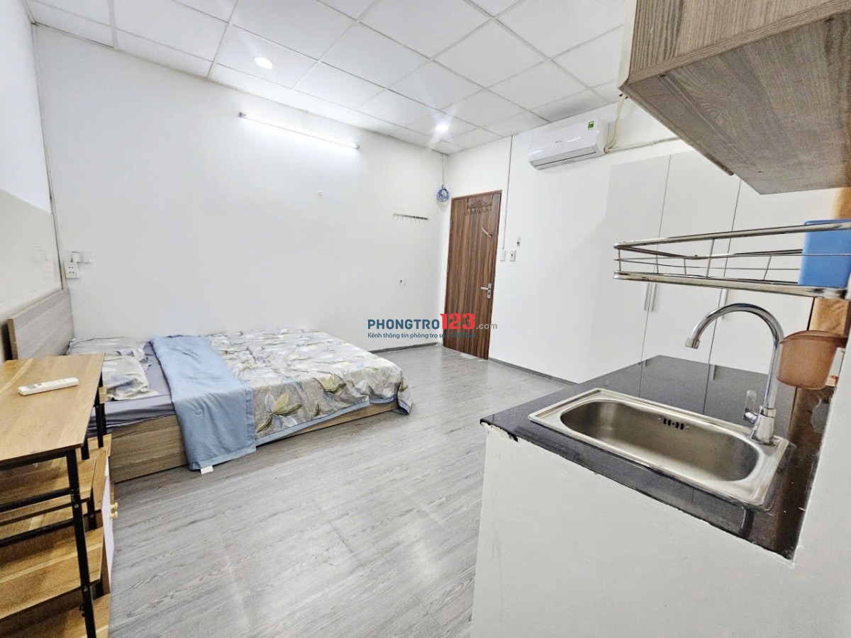 Cho thuê căn hộ studio gần Học Viện Cán Bộ, đường Chu Văn An, quận Bình Thạnh