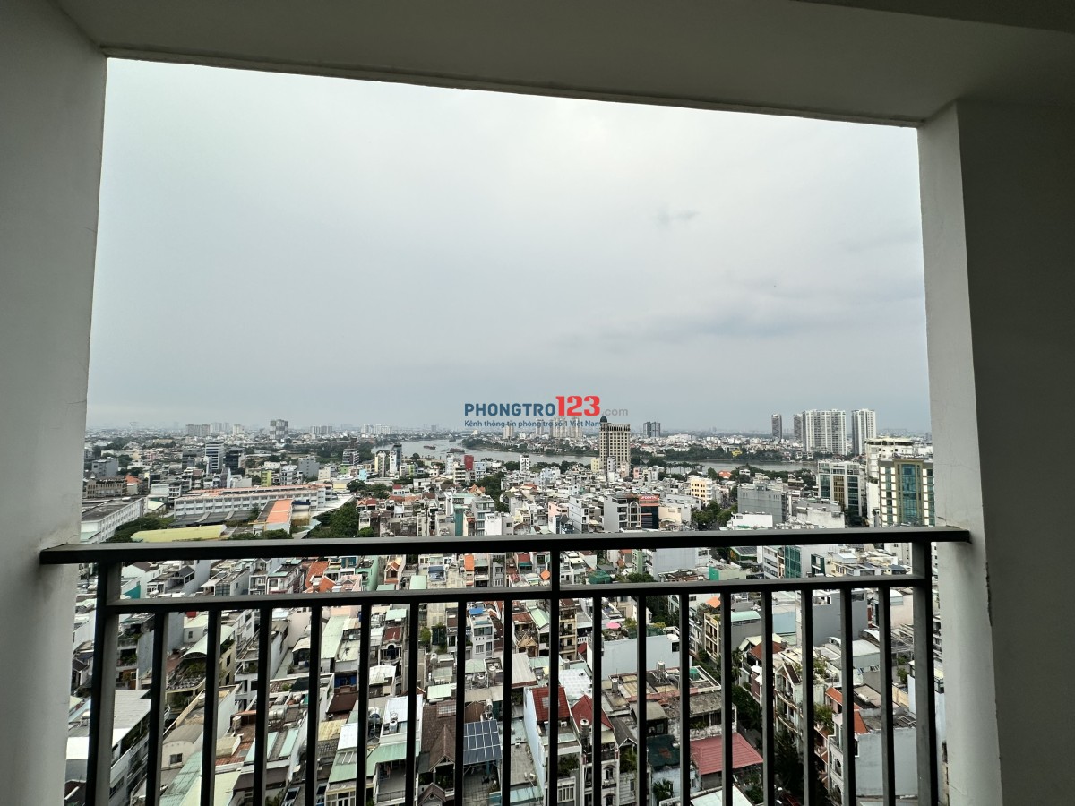 Cho thuê Căn hộ Wilton Novaland 2PN 68m2 , view sông, hướng Đ, nhà trống 0908938966